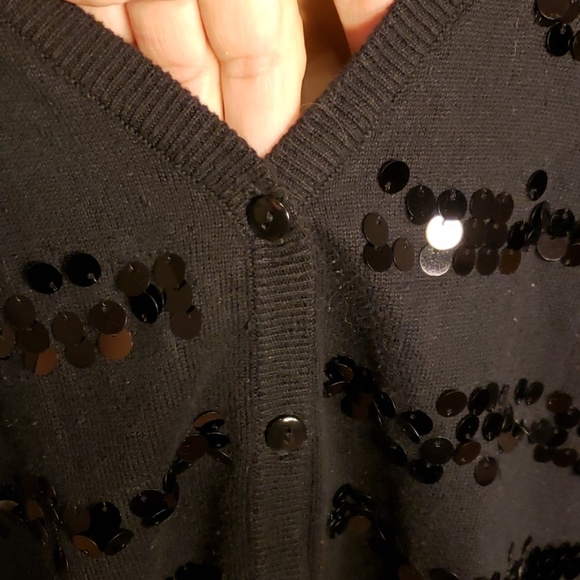 Torrid button up sequined sweater - Picture 4 of 6